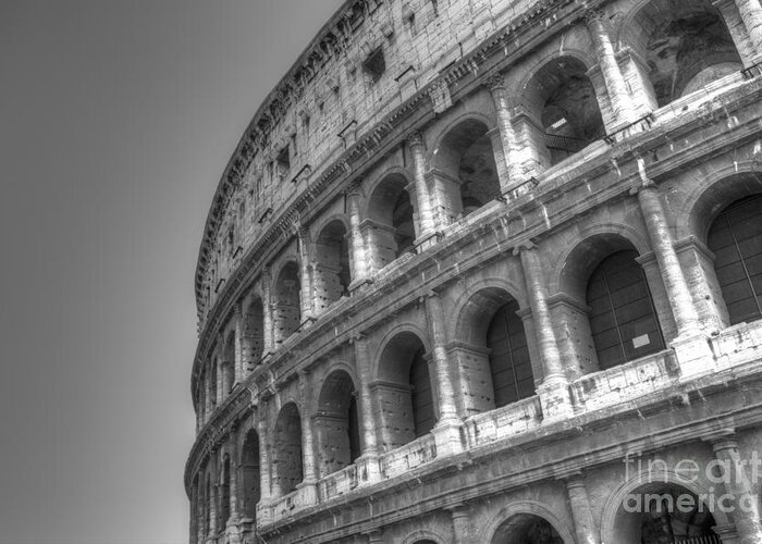 Colosseum Greeting Card featuring the photograph Colosseum by Alex Dudley