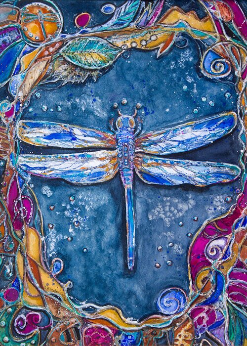 Copper Dragonfly Greeting Card for Sale by Patricia Allingham Carlson