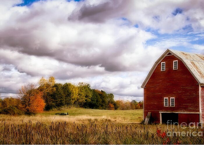 Maine Greeting Card featuring the photograph Country Living by Brenda Giasson
