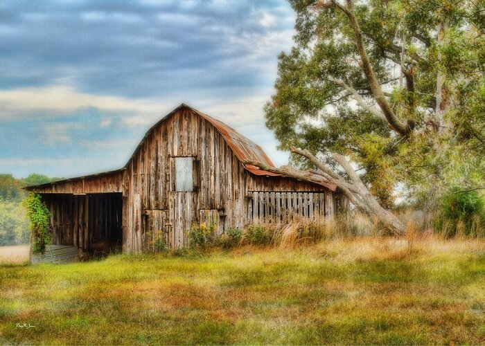 Country Time Barn Greeting Card featuring the photograph Farm - Barn - Country Time Barn by Barry Jones