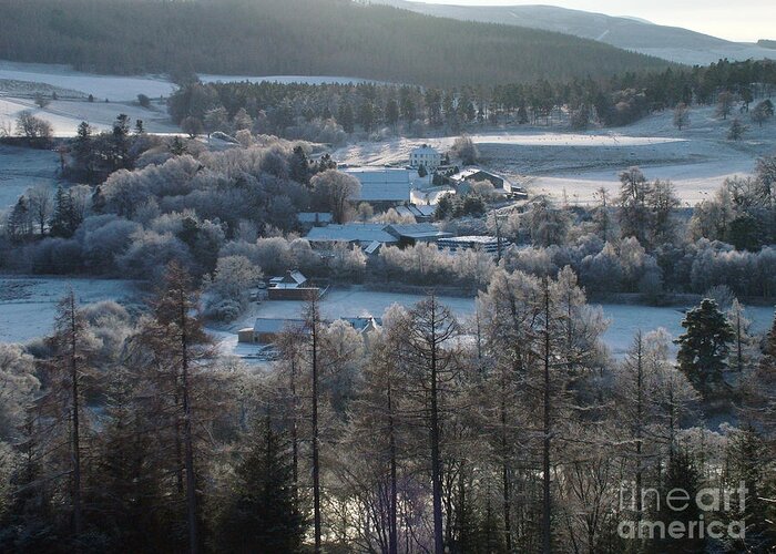 Whisky Greeting Card featuring the photograph Frosty Day at Cragganmore - Speyside - Scotland by Phil Banks