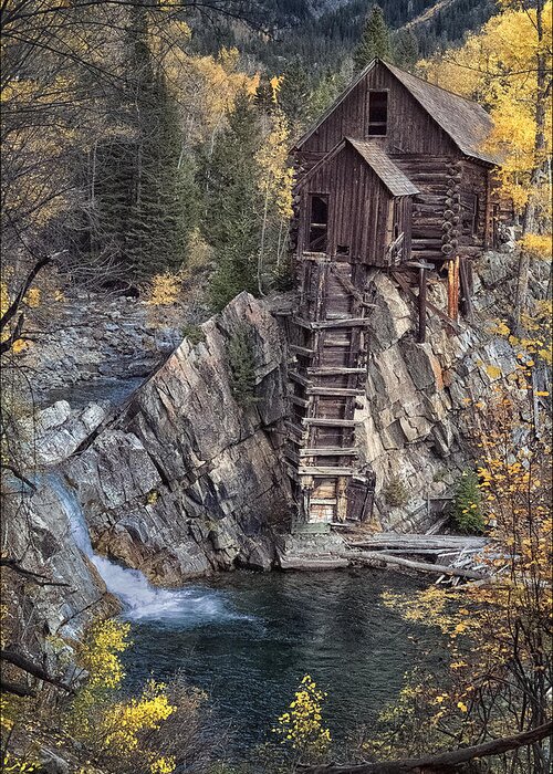 Colorado Greeting Card featuring the photograph Crystal Mill 2 by Robert Fawcett