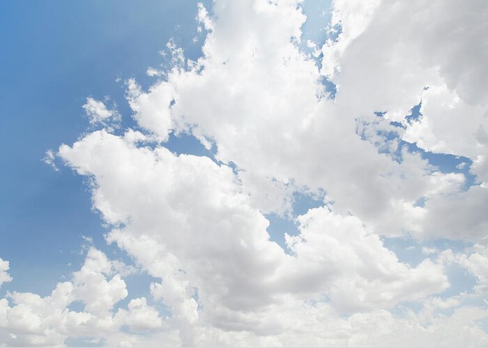Arizona Greeting Card featuring the photograph Cumulus Clouds In Blue Sky by Nine Ok