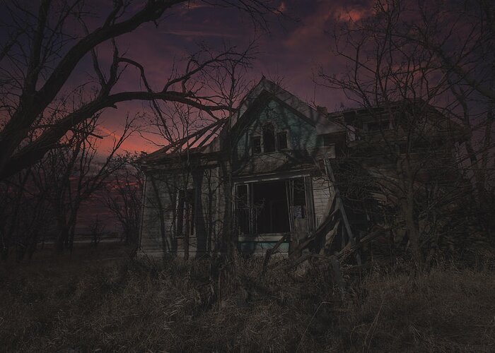 Prints --> Homegroenphotography.com Greeting Card featuring the photograph Cursed by Aaron J Groen