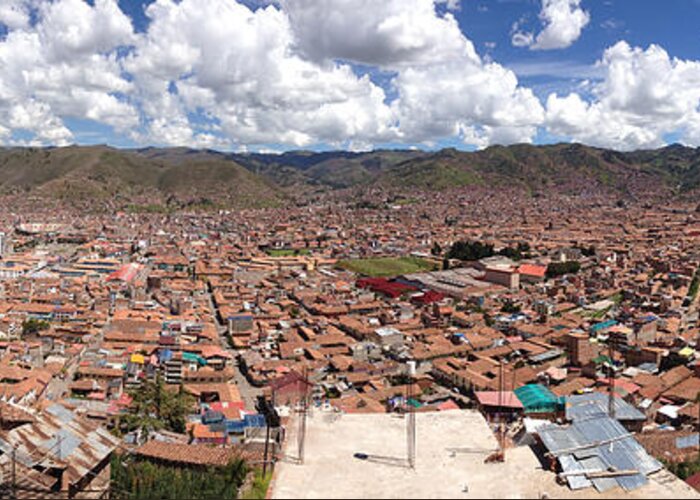 Photograph Greeting Card featuring the photograph Cuzco Peru by Richard Gehlbach