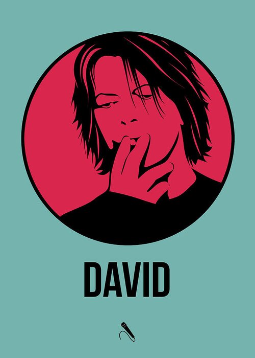 Music Greeting Card featuring the digital art David Poster 3 by Naxart Studio