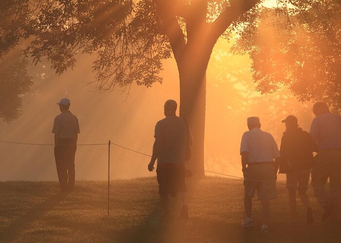 Golf Greeting Card featuring the photograph Dawn at the PGA by Kate Purdy