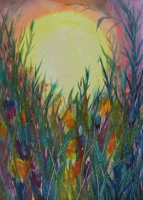 Kim Shuckhart Gunns Greeting Card featuring the painting Daydreams by Kim Shuckhart Gunns