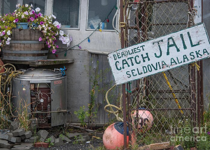 Alaska Greeting Card featuring the photograph Deadliest Catch Jail by Jim Cook