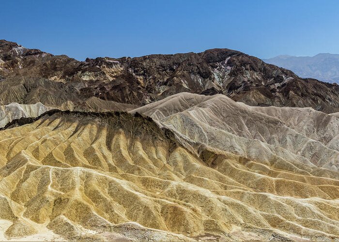 Tranquility Greeting Card featuring the photograph Death Valley Nationalpark - Zabriskie by Philipp Arnold