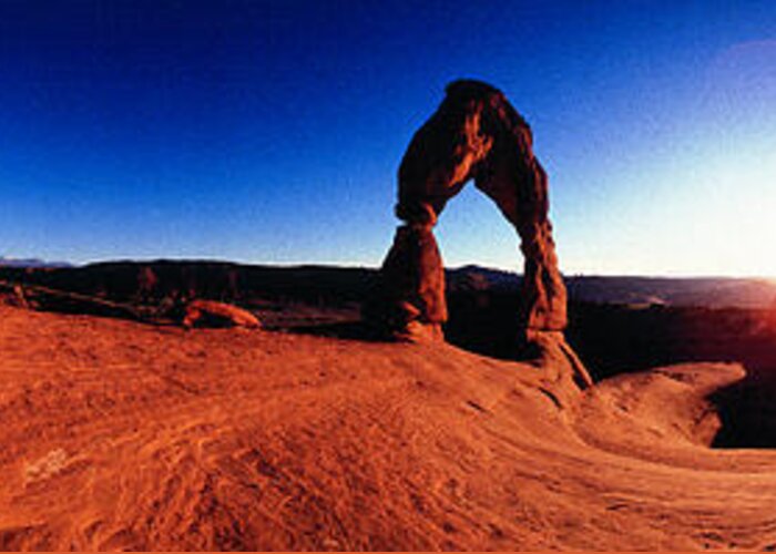 Photography Greeting Card featuring the photograph Delicate Arch, Arches National Park by Panoramic Images