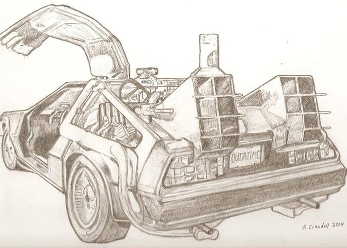 Featured image of post Delorean Time Machine Drawing Easy Gale lives in southern california with his wife and dog