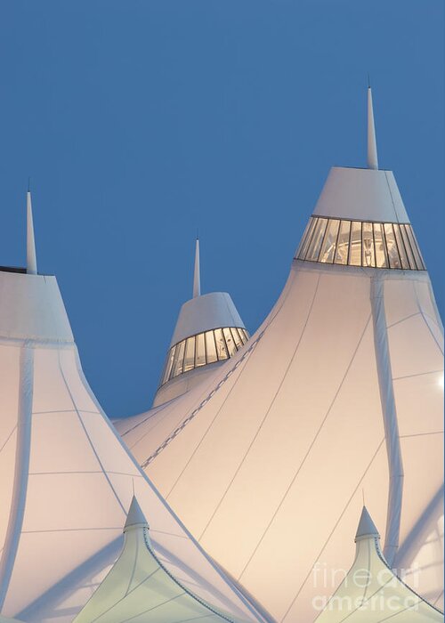 Airport Greeting Card featuring the photograph Denver International Airport by Juli Scalzi