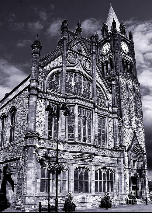 Derry Greeting Card featuring the photograph Derry guildhall by Nina Ficur Feenan