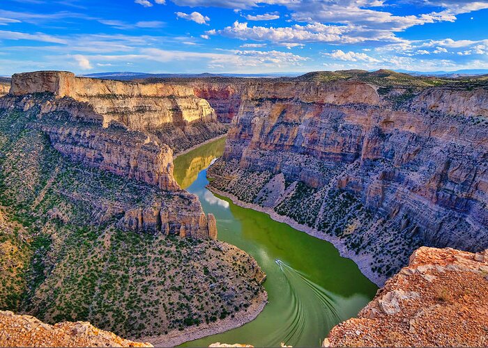 Devil's Canyon Greeting Card featuring the photograph Devil's Canyon Overlook by Greg Norrell