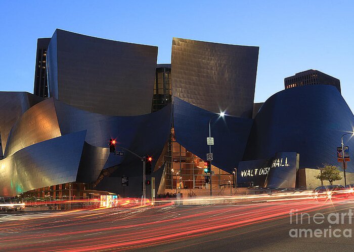 Disney Concert Hall Greeting Card featuring the photograph Disney Concert Hall by Kevin Ashley