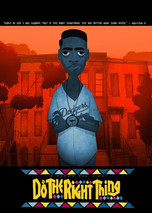 Do The Right Thing Greeting Card featuring the digital art Do the Right Thing 2 by Nelson Dedos Garcia