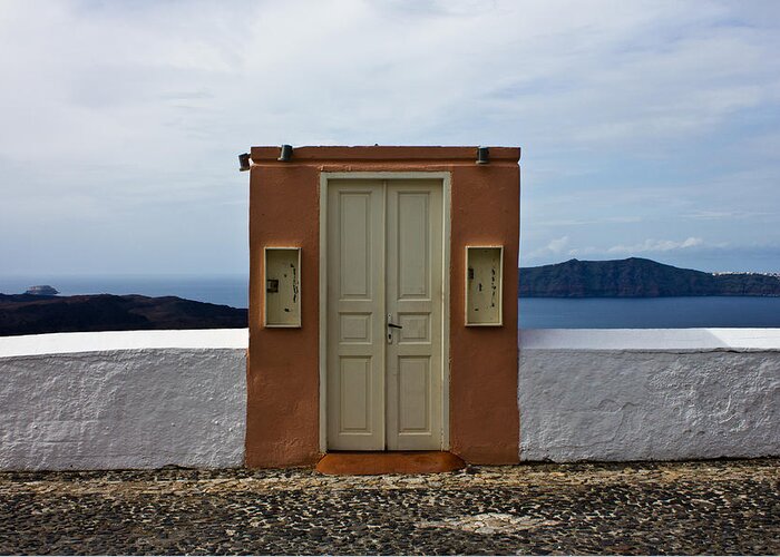 Door Greeting Card featuring the photograph Door To The Future by Christie Kowalski