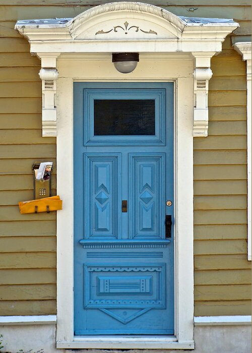 Doors Greeting Card featuring the photograph Doorway Hudson New York by Ira Shander