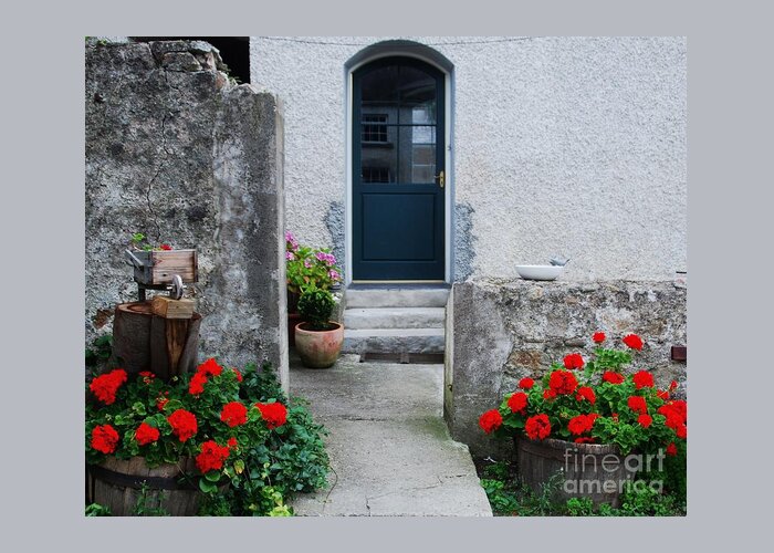 Ireland Greeting Card featuring the photograph Doorway At Killruddery House Ireland by Marcus Dagan