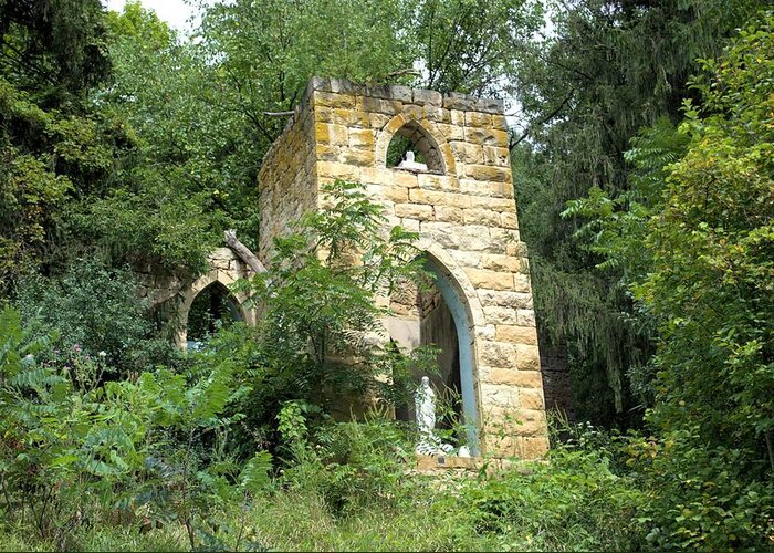 Grotto Greeting Card featuring the photograph Dorchester Grotto by Bonfire Photography