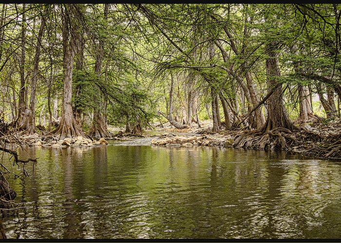 Water Greeting Card featuring the photograph Downstream by Casey Marvins