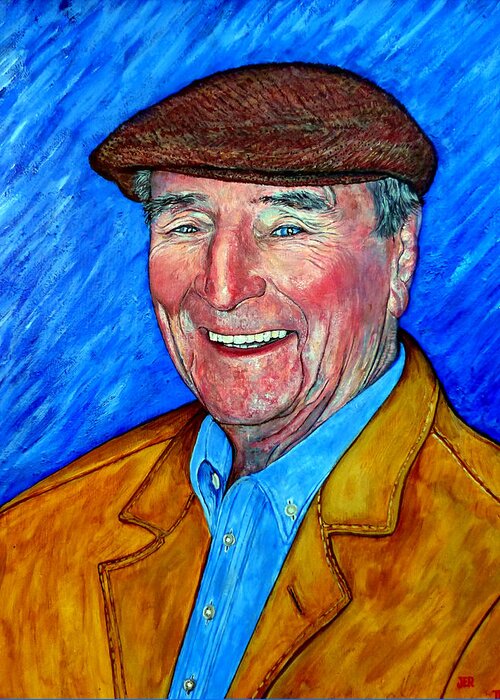 Dr Jim Roderick Greeting Card featuring the painting Dr James E Roderick by Tom Roderick