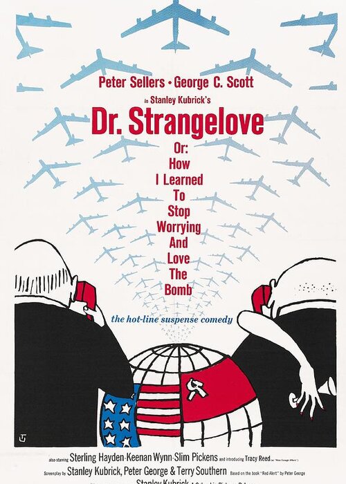 Movie Poster Greeting Card featuring the photograph Dr Strangelove by Georgia Clare