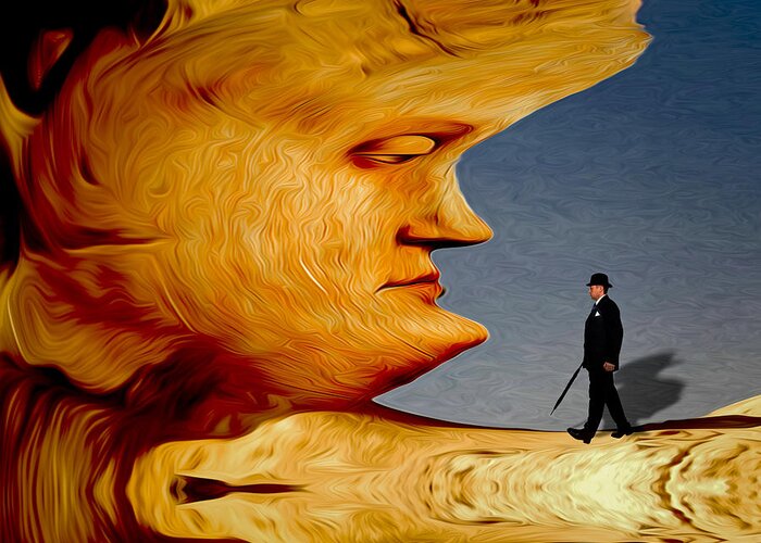 Surrealism Greeting Card featuring the photograph Dreamscape by Jim Painter