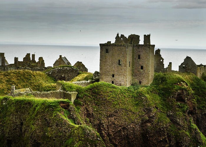 Castle Greeting Card featuring the photograph Dunnottar Castle Scotland by Sally Ross