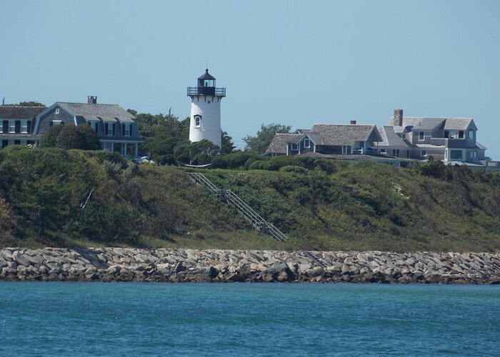 Cape Cod Greeting Card featuring the photograph East Chop Lighthouse by Catherine Gagne