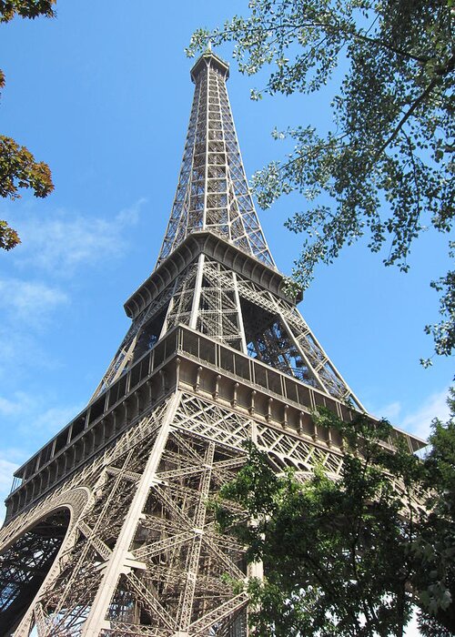 Eiffel Greeting Card featuring the photograph Eiffel Tower - 2 by Pema Hou