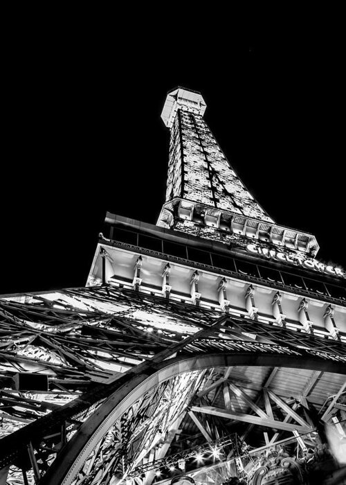 Eiffel Tower Greeting Card featuring the photograph Industrial Romance by Az Jackson