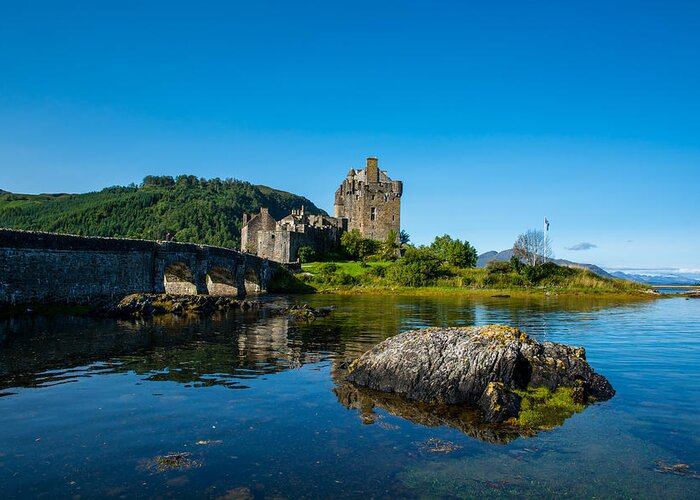 Scotland Greeting Card featuring the photograph Eilean Donan Castle In Scotland by Andreas Berthold