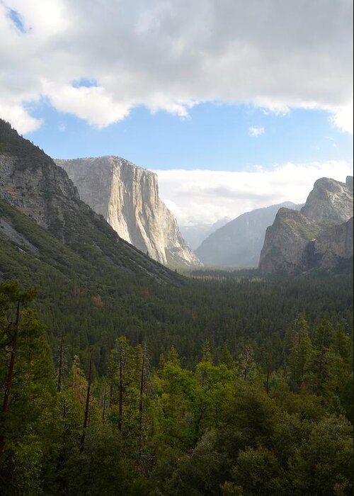 El Capitan Yosemite Greeting Card featuring the photograph El Capitan Yosemite by Alex King