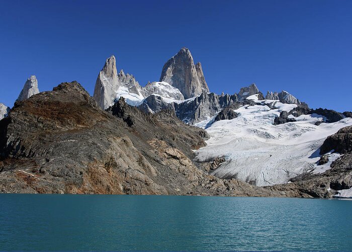 Tranquility Greeting Card featuring the photograph El Chalten, Argentina - Marvelous Fitz by David Min