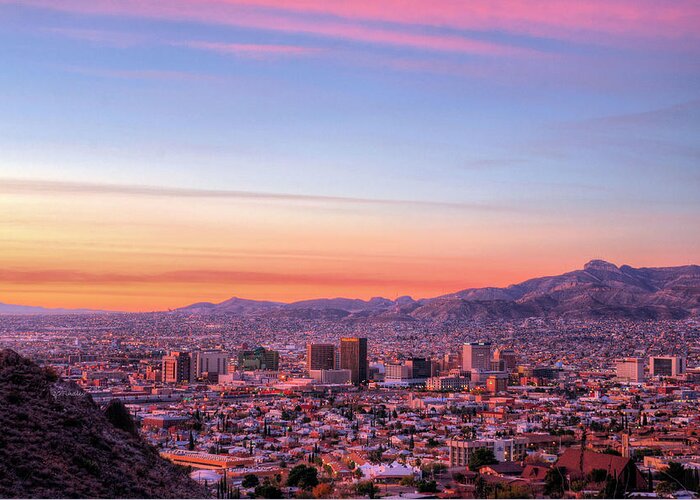 El Paso Greeting Card featuring the photograph El Paso by JC Findley