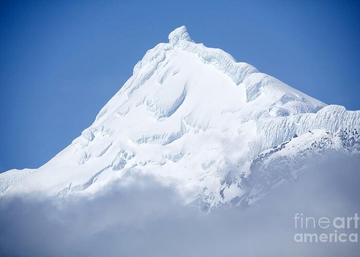 Antarctica Photo Greeting Card featuring the photograph Elephant Island Mountain Peak by Kate McKenna