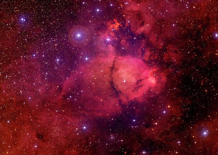 Ngc 896 Greeting Card featuring the photograph Emission Nebula Ngc 896 by Canada-france-hawaii Telescope/jean-charles Cuillandre/science Photo Library