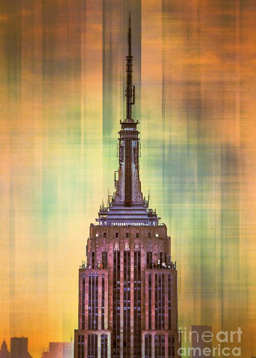 New York Greeting Card featuring the photograph Empire State Building 3 by Az Jackson