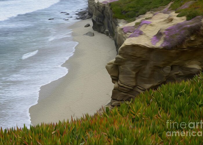 California Greeting Card featuring the photograph Enchanted Spaces California La Jolla by Bob Christopher