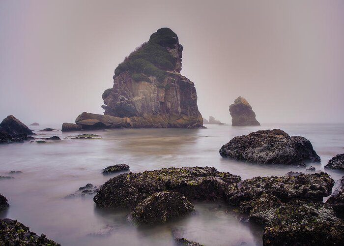 Pacific Ocean Greeting Card featuring the photograph Enduring by Adam Mateo Fierro