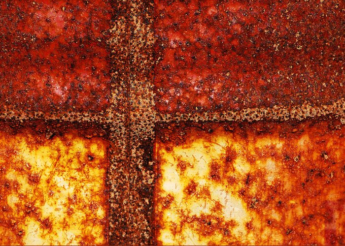 Rusting Greeting Card featuring the photograph Erosion by Wendy Wilton