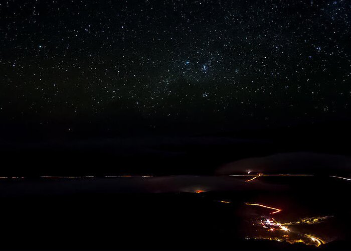 Mauna Kea Greeting Card featuring the photograph Evening View from Mauna Kea by Craig Watanabe