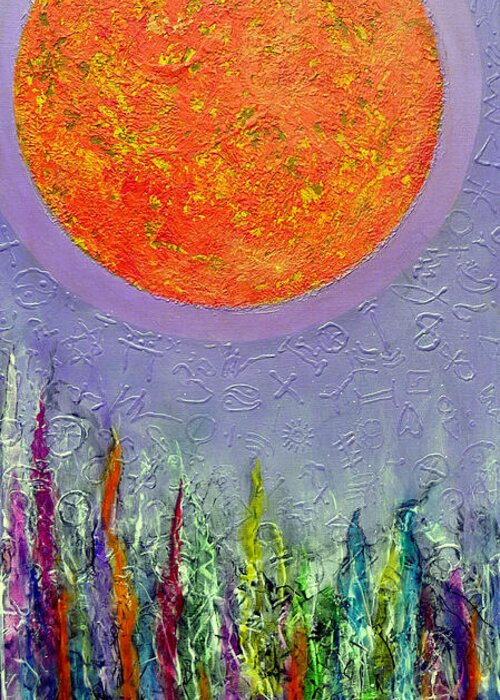 Jim Whalen Greeting Card featuring the painting Everything Under the Sun by Jim Whalen