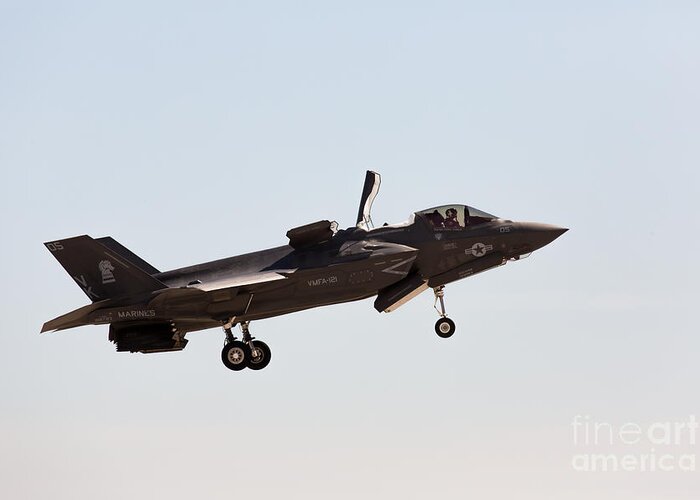 F-35 Greeting Card featuring the photograph F-35 Lightning II by John Daly