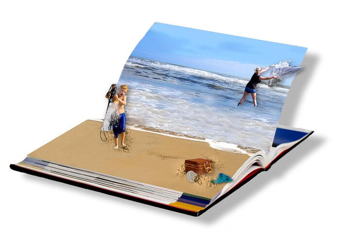 Life Greeting Card featuring the photograph Fantasy Book by Trudy Wilkerson