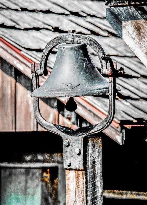 Farmyard Greeting Card featuring the photograph Farmhouse bell by Chris Smith