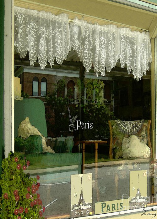 Paris Tennessee Greeting Card featuring the photograph Faye's Place by Lee Owenby