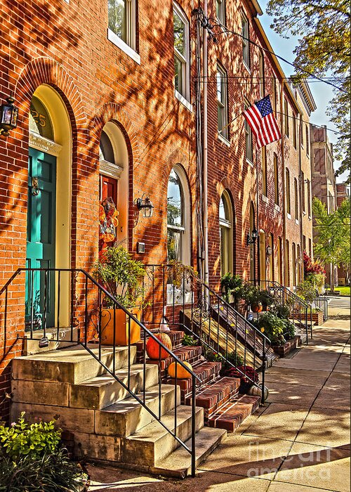 Federal Hill Greeting Card featuring the photograph Federal Hill Americana by SCB Captures